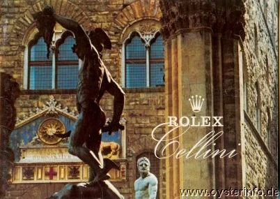 Cover of the booklet Rolex Cellini, 1982 edition