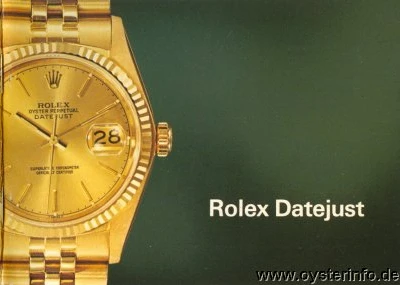 Cover of the booklet Rolex Datejust, 1978 edition