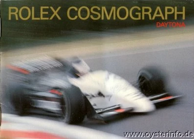 Cover of the booklet Rolex Daytona, 1991 edition