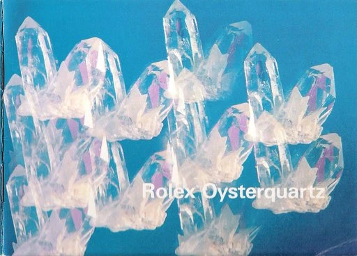 Cover of the booklet Rolex Oysterquartz, 1990 edition