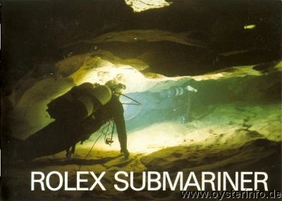 Cover of the booklet Rolex Submariner, 1987 edition