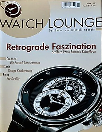 Titelseite: Watch Lounge Magazin, 01/2007