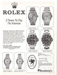 Rolex Vintage Ad