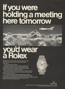 Rolex Vintage Ad